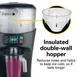 Hamilton Beach HBS1400R Revolution Ice Shaver, Insulated Double Wall Hopper 5 image