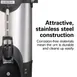 Hamilton Beach HCU040S - Coffee Urn, 40 Cup Capacity, Double Wall Insulation, 1.44kW - 120V 7 image