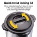 Hamilton Beach HCU040S - Coffee Urn, 40 Cup Capacity, Double Wall Insulation, 1.44kW - 120V 8 image