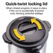 Hamilton Beach HCU075S Coffee Urn, 75 Cup Capacity, Double Wall Insulation, 1.44kW - 120V 7 image