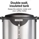 Hamilton Beach HCU100S - Coffee Urn, 100 Cup Capacity, Double Wall Insulation, 1.44kW - 120V 6 image
