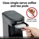 Hamilton Beach HDC200B Stainless Steel Front Loading Pod Coffee Maker, 500W/120V - Black 6 image