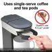 Hamilton Beach HDC200S-CA Front Loading Pod Coffee Maker, S.Steel Accents - 500W/120V 9 image