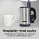 Hamilton Beach HKE050 Kettle, 1/2 Liter, Stainless Steel, Concealed Heating Element 7 image
