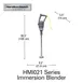 Hamilton Beach HMI021 Bigrig™ Immersion Blender Mixer, with Wall Mount Hanger 3 image