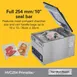 Hamilton Beach HVC254-CE PrimaVac Countertop Chamber Vacuum Packaging Machine with 10" Single Seal Bar 7 image