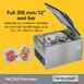 Hamilton Beach HVC305-CE PrimaVac Countertop Chamber Vacuum Packaging Machine with 12" Single Seal Bar 5 image