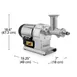Hamilton Beach HWG800 Wheatgrass Juicer, Electric, 3/8 HP 2 image