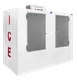Leer Inc. 3344301 Ice Merchandiser – 155 cu ft, 96"W x 48"D x 88"H, Outdoor, Solid Steel Doors, 115V 1 image