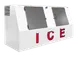 Leer Inc. 3420301 Ice Merchandiser – 61 cu ft, 94"W x 38"D x 49"H, 2 Steel Doors, 16-24°F 1 image