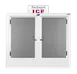 Leer 3550301 Ice Merchandiser, Outdoor, 60 cu ft, Steel Doors, 1/3 HP 115V, 16‑24°F, UL Certified 2 image