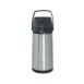 Adcraft APLE30 Insulated Beverage Dispenser, 3.0 L Double‑Wall Stainless Steel Airpot, Silver Finish 1 image