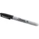AllPoints 1391050 Sharpie® Fine Tip Permanent Black Marker, Smallware Restaurant Sign Tool 1 image