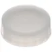 AllPoints 185655 FIFO Squeeze Bottle Lid, Clear/White End Cap, No Tip, - 1/Pack 1 image