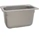 AllPoints 78328 Stainless Steel Steam Table Pan, 1/9 Size 4" Deep, 1.1 Qt, Solid - 1/Each 1 image