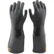AllPoints 98487 - Heat Resistant Gloves, 17" x 7.5" , Fleece, Black Neoprene, 500°F - 1 Pair 1 image