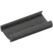 AllPoints 1261906 Shelving Label Holder, Metro, 3" x 1-1/4", for Super Erecta, Gray Plastic 1 image