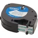 AllPoints 1391106 Label Maker Tape, 1/2" Width, Black and White Colors 1 image