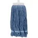 AllPoints 1591105 Wet Mop Head - 8½" Wide, 23 Oz Capacity, Blue Non‑Bacterial Mop for Spills 1 image