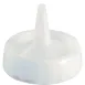 AllPoints 2801640 FIFO Squeeze Bottle, Precision Tip, Clear/White Plastic, Single Tip - Pack 1 image