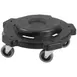 AllPoints 36140 Brute Dolly, 18-1/4" D x 6-5/8" H, Black Plastic, Fits 20‑55 Gallon Bins 1 image