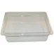 AllPoints 78424 - Half-Size 4"-5" Clear Polycarbonate Condiment Pan, Replaces Cambro 24CW - 1/Case 1 image