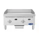 Atosa USA ATG-2424-S 24" Countertop Gas Griddle with 2 Burners & 1" Thick Steel Plate - 60,000 BTU 1 image