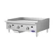 Atosa USA ATG-3624-C 36" Countertop Gas Griddle with 3 Burners & 1" Thick Chrome Plate - 90,000 BTU 3 image
