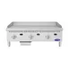Atosa USA ATG-3624-S 36" Countertop Gas Griddle with 3 Burners & 1" Thick Steel Plate - 90,000 BTU 1 image