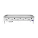 Atosa USA ATG-6024-C 60" Countertop Gas Griddle with 5 Burners & 1" Thick Chrome Plate - 150,000 BTU 1 image