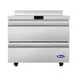 Atosa USA AWF36D2 36" 2-Drawers Worktop Freezer, Stainless Steel, -8°F–1°F temp, 8.97 cu. ft. 1 image