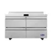 Atosa USA AWF48D4 48" 4-Drawers Worktop Freezer, Stainless Steel, -8°F–1°F temp, 12.22 cu. ft. 1 image