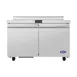 Atosa USA AWR48SD 48" 2-Solid Door Worktop Refrigerator, Stainless Steel, 35°F–38°F temp, 12.22 cu. ft. 1 image