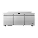 Atosa USA AWR72SD 72" 3-Solid Door Worktop Refrigerator, Stainless Steel, 35°F–38°F temp, 18.89 cu. ft. 1 image