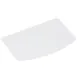 AllPoints 1331105 Bowl Scraper – 3" x 5" White Plastic Mixing Bowl Scraper for Easy Food Release 1 image