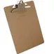 AllPoints 1391028 - Letter Clipboard, 9" x 12-1/2", Wood Construction, Office Basics Essential for Filing 1 image