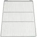 AllPoints 1481202 Refrigeration Shelf, 28"-11/16" x 23"-1/2" White Epoxy Coated Cooler Rack 1 image