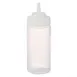AllPoints 86842 Squeeze Bottle – 16 oz Clear Polyethylene, Wide‑Mouth Tip, 2‑3/4" OD × 8" 1 image