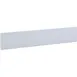 AllPoints 12690 Metro Shelf Marker, 6" x 1-1/4" White Corrosion‑Proof Holder for Super Erecta® Shelving 1 image
