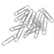 AllPoints 1391030 Jumbo Paper Clips, Tin-Plated Steel, 2‑Inch Length, Heavy‑Duty Box of 500 1 image