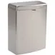AllPoints 1411199 Bobrick Sanitary Napkin Receptacle, 8" x 4" x 11" H, Flip‑Top, Stainless Steel 1 image