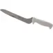 AllPoints 97625 Sandwich Knife - 9" Serrated Blade, White Plastic Handle, Stainless Steel 1 image