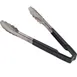 AllPoints VOL4780920 Utility Tongs – 9½" Black Handle, Stainless Steel Paddle, Kool‑Touch®, 3‑9" 1 image