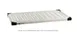 Metro 2448LS Louvered Slotted Shelving 1 image
