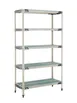 Metro 5X347GX3 All Plastic Shelving Unit 1 image