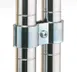 Metro 9994BL Quick Ship - Super Erecta Post Clamp, black 1 image