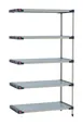 Metro M4-1830F-86-A5 Polymer Shelving Unit, 18"D x 30"W x 86"H, 800 lbs shelf, 2000 lbs unit, Microban NSF 1 image