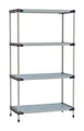 Metro M4-2436G-86-S4 All Plastic Shelving Unit 1 image