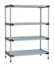Metro M4-2460G-63-S4 All Plastic Shelving Unit 1 image