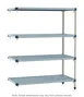 Metro MQ-1842G-63-A4 All Plastic Shelving Unit 1 image